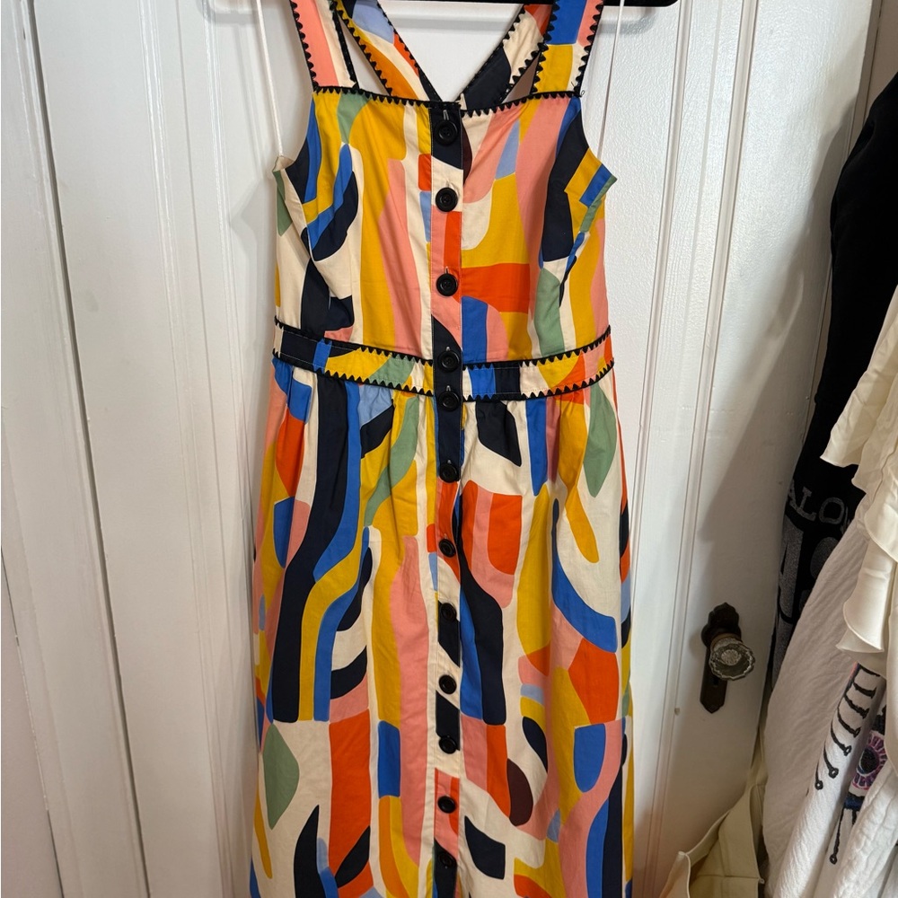 Central Park West Lucy color block Tank Dress L